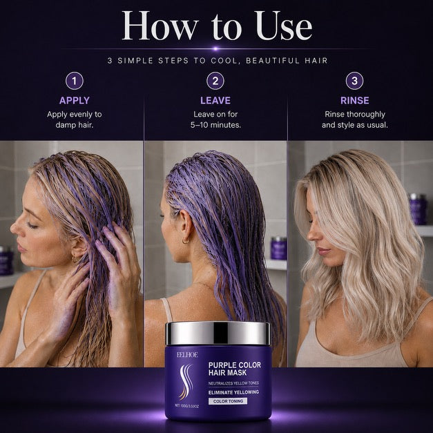 VioletLock™ Anti Brass Hair Mask