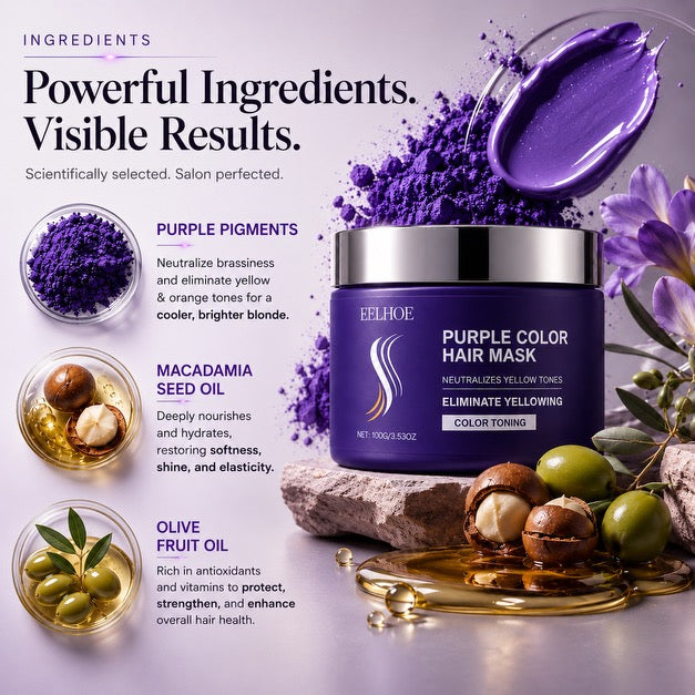 VioletLock™ Anti Brass Hair Mask