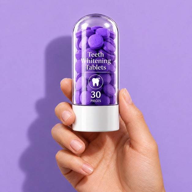 Purple Teeth Brightening Tablets